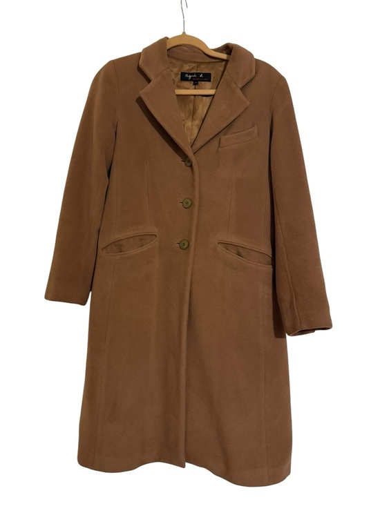 Agnes B. Jackets & Blazers - agnès b. Camel Lambswool Angora Coat Size 38 / US 6 Made in France